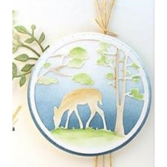 Christmas Holiday Set of 4 Metal Cutting Dies For Crafting & Card Making - Picture 4 of 10